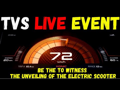 TVS Live Event: Be the First to Witness the Unveiling of the Electric Scooter