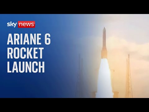 European Space agency launch Ariane 6 rocket