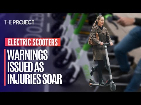 E-Scooter Warning Issues As Injuries Caused While Riding Rise Across Australia