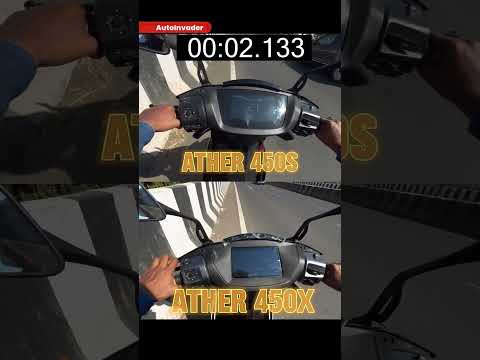 Ather 450S vs Ather 450X 0-60 SPEED TEST !