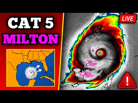 🔴 BREAKING Hurricane Milton Becomes Worst Hurricane In Years - Catastrophic Impacts In Florida Soon