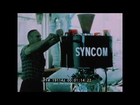 NASA SYNCOM 3 GEOSYNCHRONOUS COMMUNICATIONS SATELLITE PROMO FILM 19114z