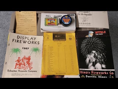 Fireworks Info - Old Documents &amp; Catalogs (Grossi/Vitale/Schneitter/Fire Art/Midwest Fireworks)