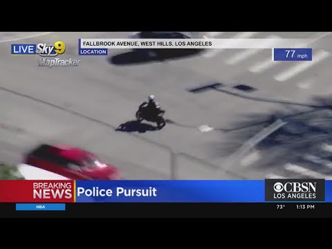 Warning Graphic: Pursuit Of Motorcycle Driver Comes To End With Horrific Crash