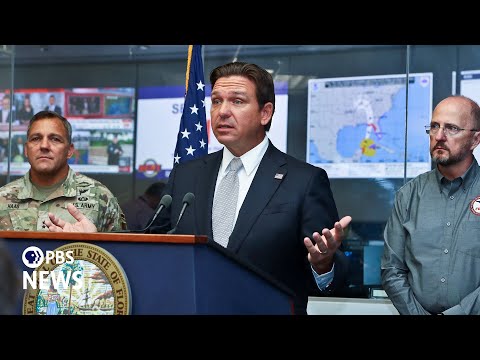 WATCH LIVE: &#039;We are bracing...for a major hit,&#039; DeSantis says as Hurricane Milton looms over Florida