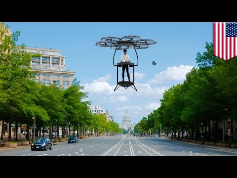 Future technology: VTOL Solexa personal flying vehicle helps commuters beat traffic - TomoNews