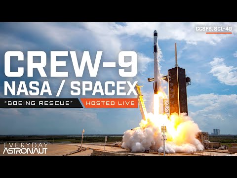 Watch SpaceX launch Crew-9, returning w/ the Boeing Crew!