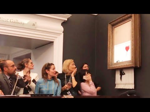 Banksy Artwork Shredded After Selling at Auction May Have Increased in Value