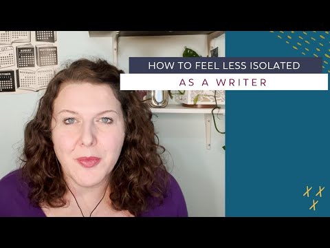 How to feel less isolated as a writer