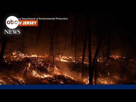 Wildfires rage on the East Coast