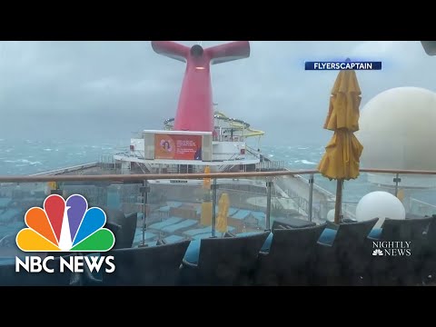 Carnival cruise passengers outraged after terrifying ordeal through storm