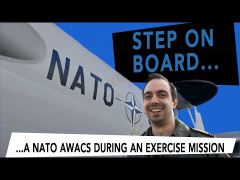 Tour a NATO Surveillance Aircraft