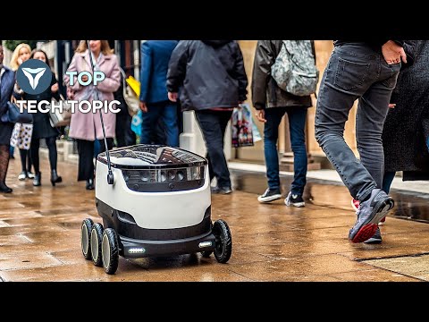 7 Smart &amp; Cool Delivery Robots | How Do Delivery Robots Work? ▶1