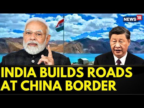 India Builds Strategic Roads On The Right Side Of The Pangong Lake Near LAC | English News | News18