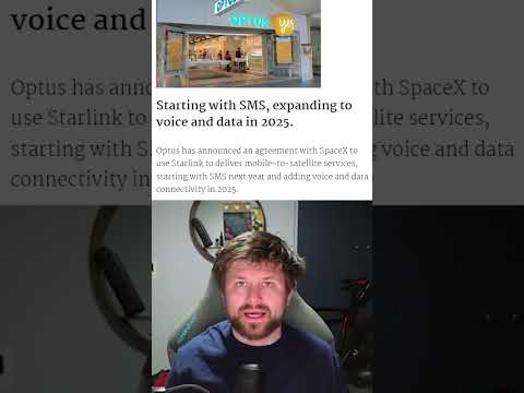 Optus &amp; SpaceX #optus #spacex #nbn #australia #technews