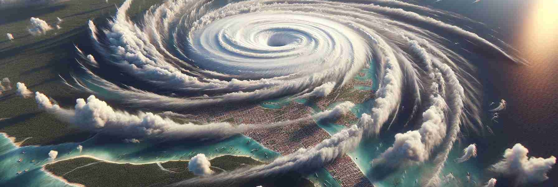 A high-definition, realistic visual depiction of the impact of a hurricane, named Oscar, on the island country of Cuba. The scene should offer a comprehensive view of the storm from above, clearly showing its spiral structure, with the storm system centered over Cuba. Also, show signs of the storm's destruction on the ground, indicating flooding, fallen trees, and damaged buildings.