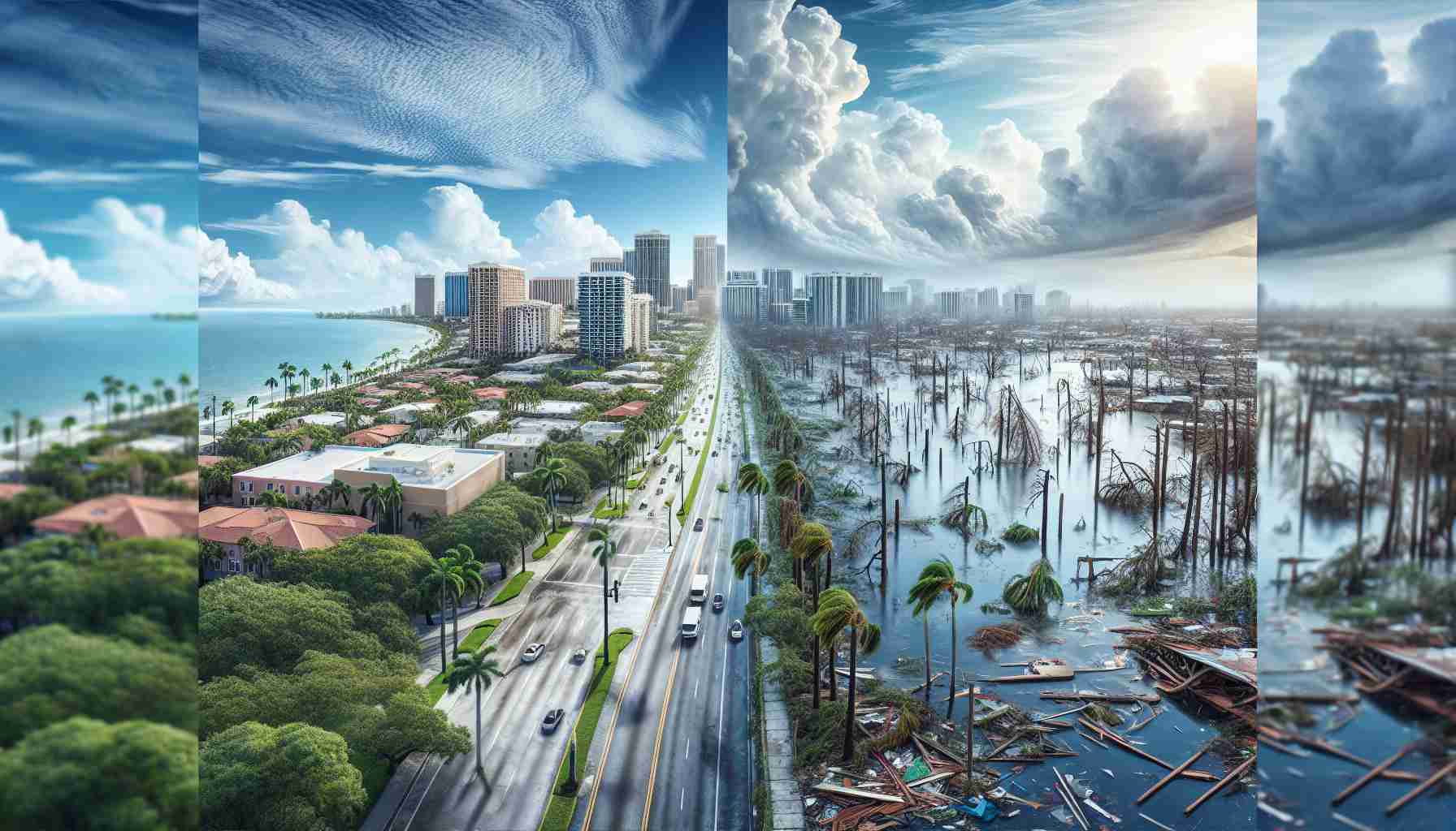 Hurricane Milton’s Impact on Florida: A Visual Comparison