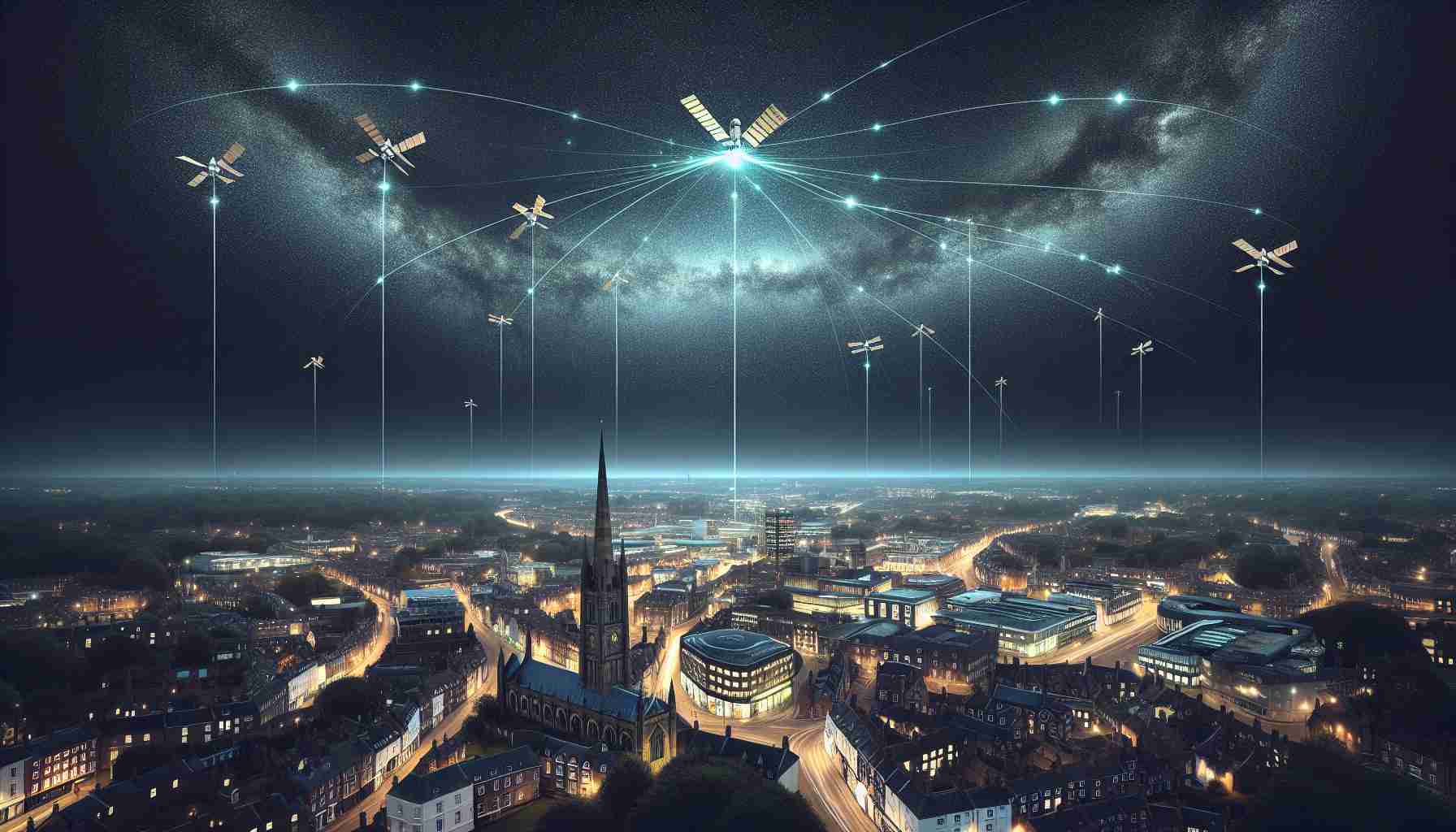 Starlink Satellites Enhance Connectivity Over Norwich