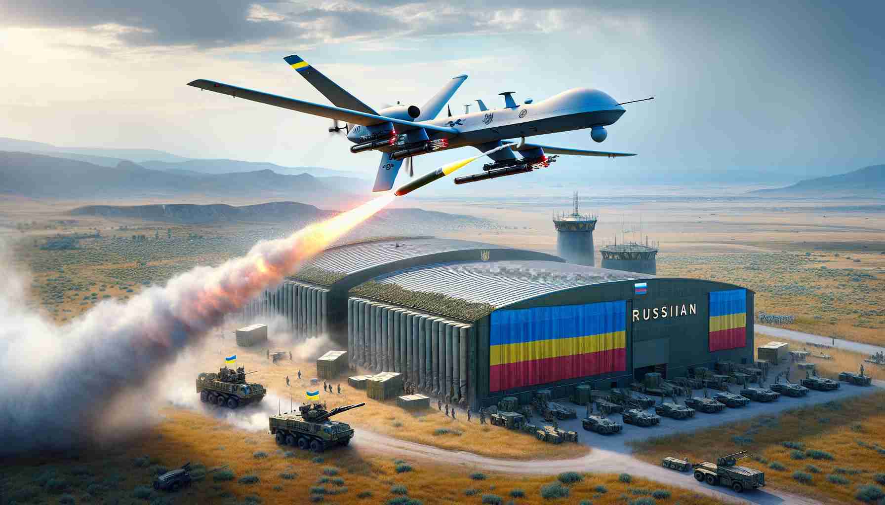 Escalating Drone Warfare: Ukraine Strikes Key Russian Drone Storage