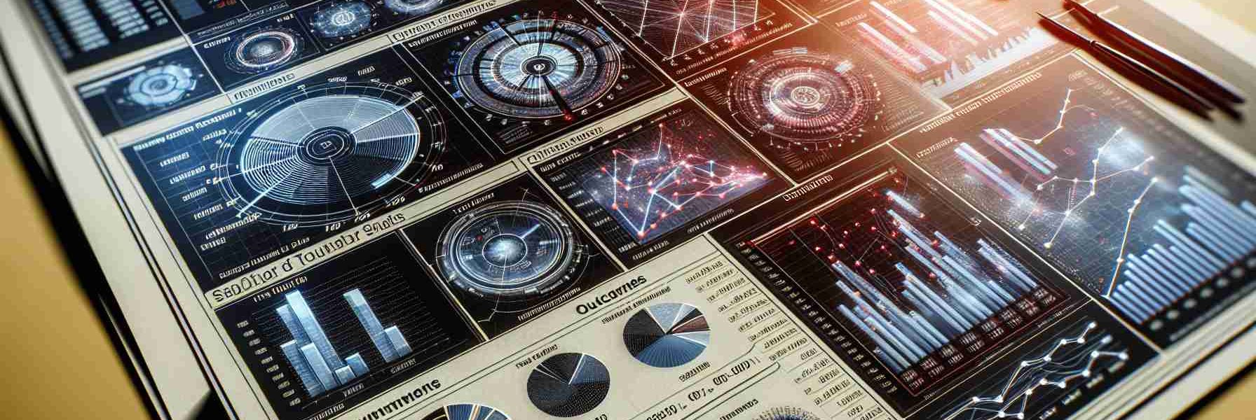 A high-definition, lifelike image of a financial report for the second quarter of the year 2025. The report is mixed in its outcomes, with some aspects showing substantial growth and others indicating areas for improvement. Highlight the various graphs, charts, and text descriptions that illustrate the financial results and make it clear that the report belongs to a telecommunications entity.