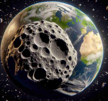 Generate a high-definition realistic image of Earth's mini-moon. Display the mini-moon in such a way that it reveals new understandings about asteroids, perhaps including distinctive features such as craters, color variations, and unusual geological formations.