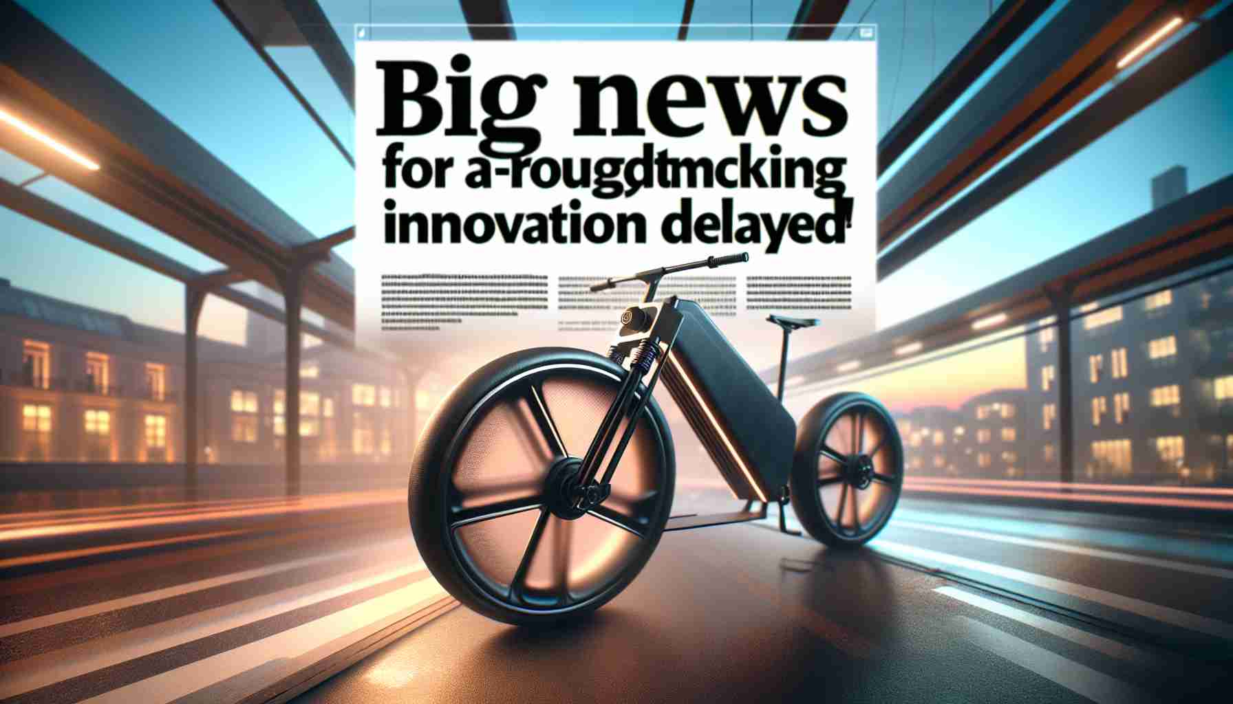 Big News for E-Bike Enthusiasts! A Groundbreaking Innovation Delayed