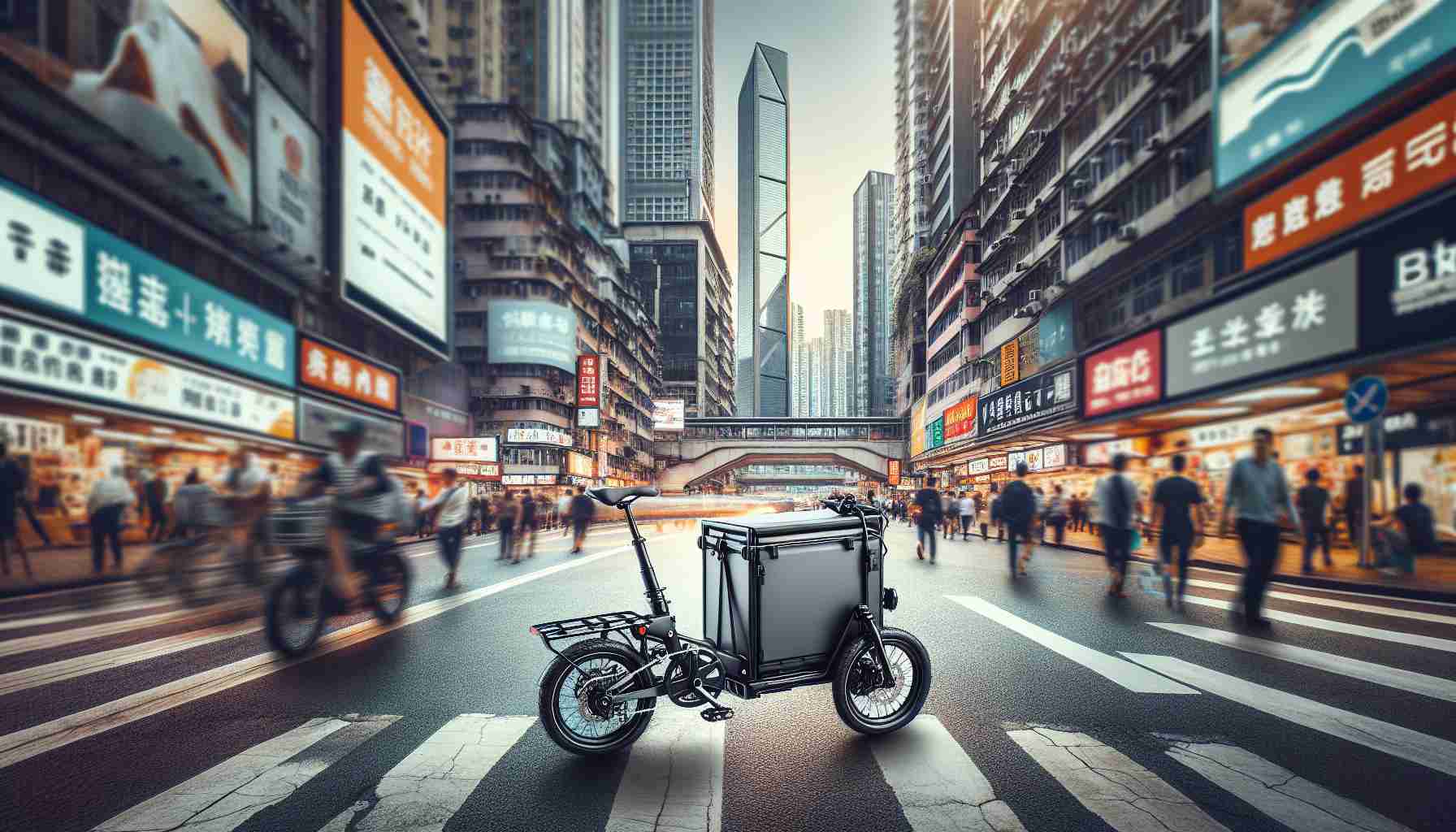 Revolutionizing Urban Transit! Discover the Compact Folding E-Cargo Bike