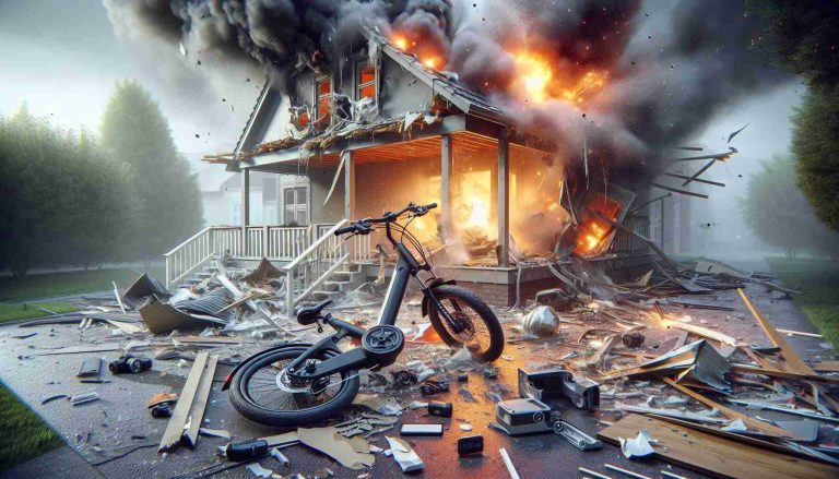 Tragedy Strikes: Home Destroyed by Exploding E-Bike