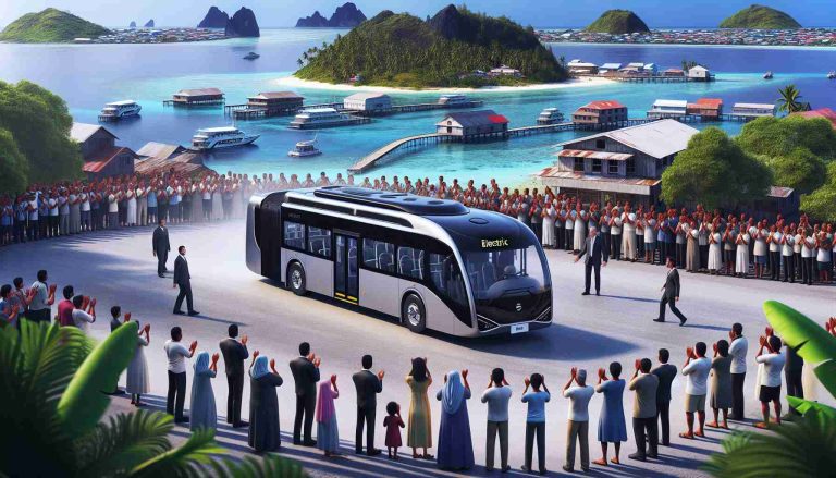 Groundbreaking Electric Bus Launch in Nauru! A New Era in Sustainable Transportation Begins.