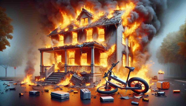 Shocking Fire: E-Bike Battery Turns Family Home to Ashes! Lives at Risk