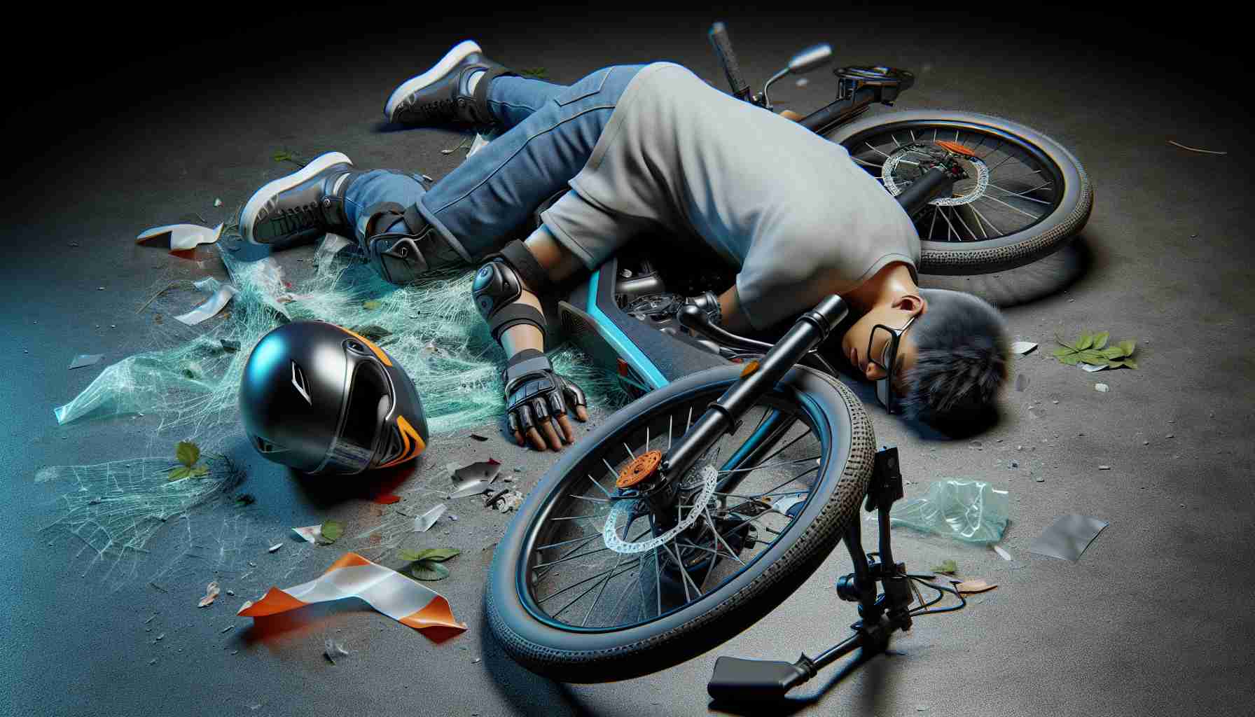 Tragic E-bike Accident! Young Rider in Critical Condition