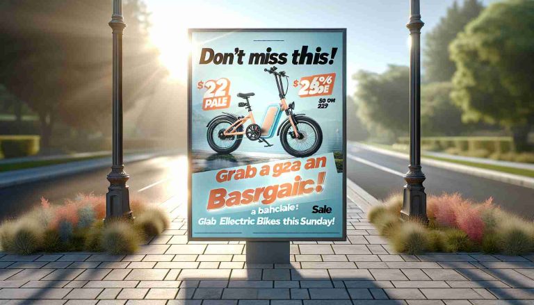 Don’t Miss This! Grab a Bargain on Electric Bikes This Sunday