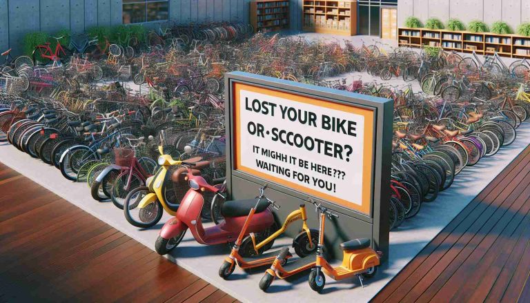 Lost Your Bike or Scooter? It Might Be Here Waiting for You