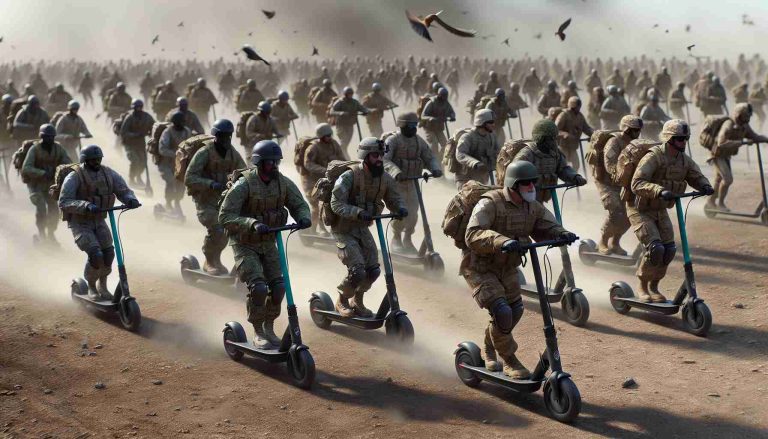 Electric Scooters in Warfare: A Bizarre Turn?