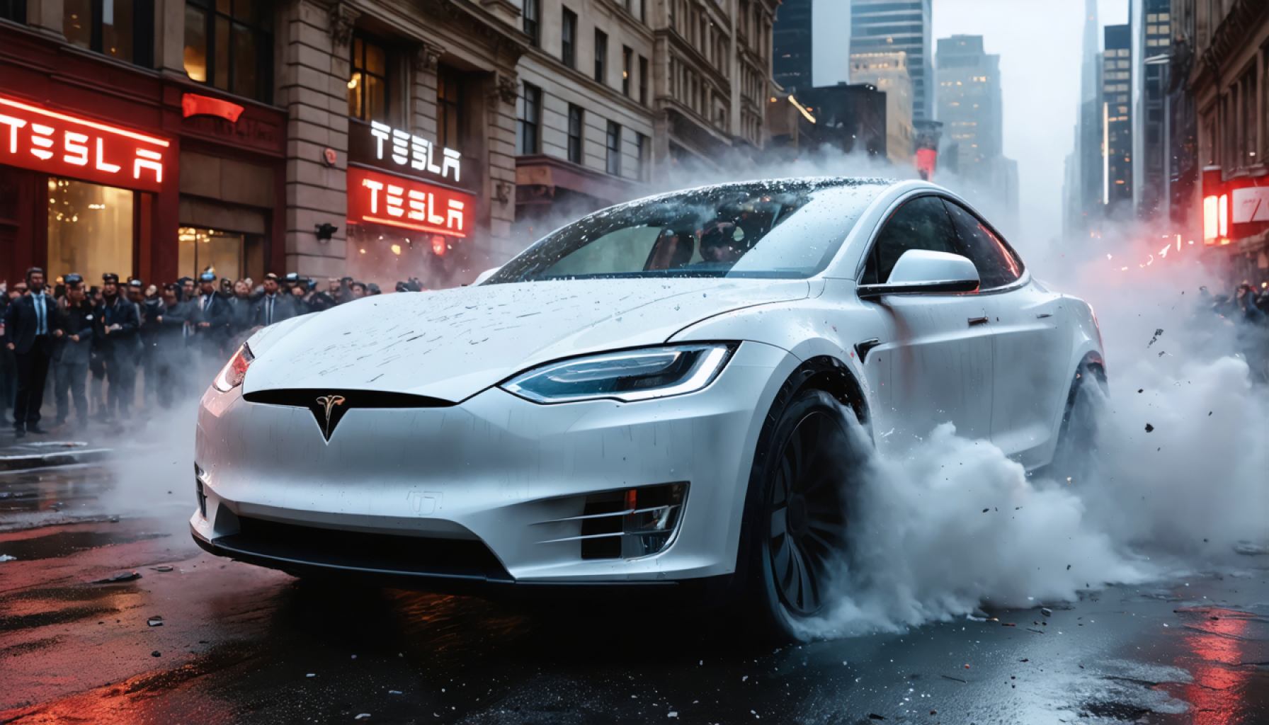 Il Crollo della Tesla: Proteste, Azioni in Caduta e l'Enigmatico Impero di Elon Musk