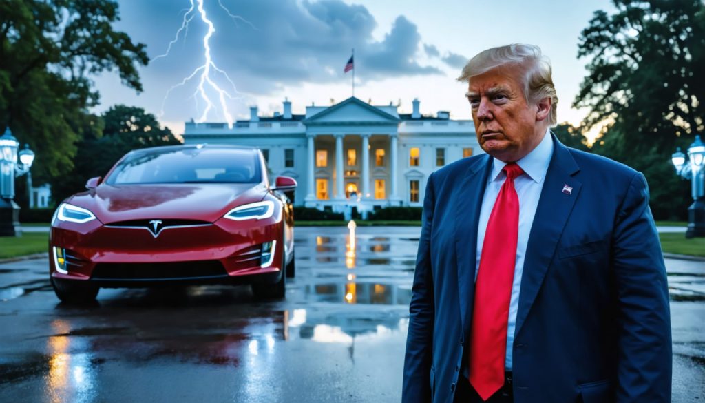 Electrifying Politics: Trump and Tesla Rev Up the White House