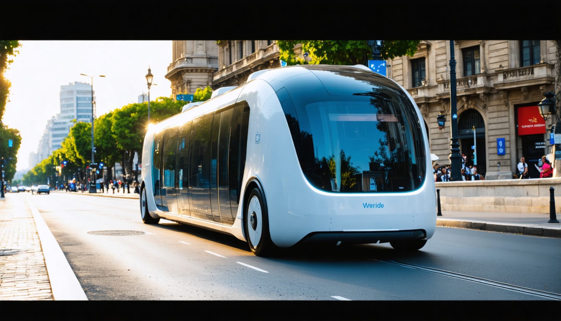 WeRide Cruceros Barcelona con Robobús Sin Conductor 